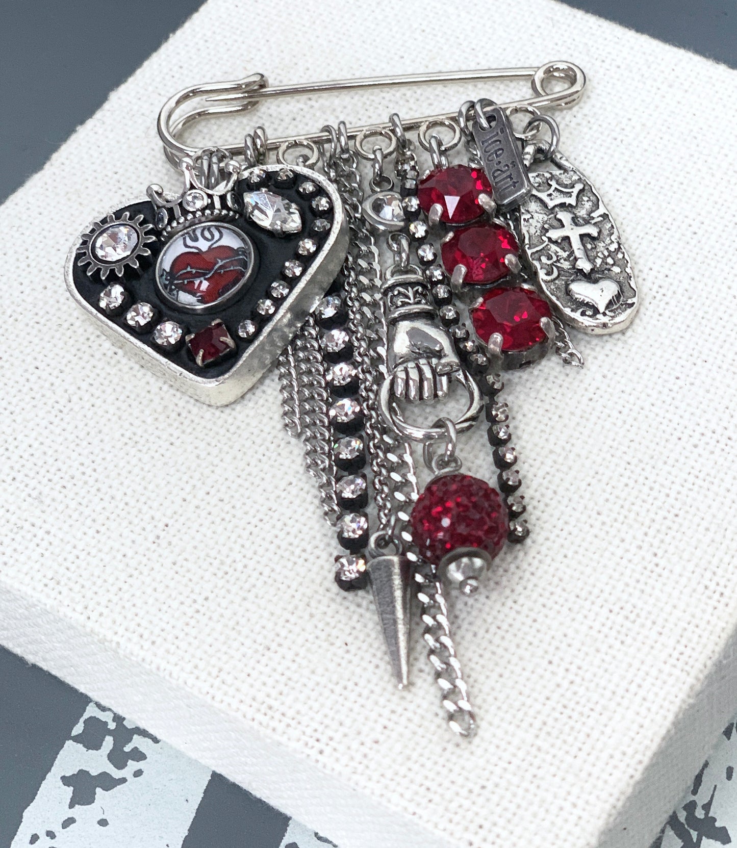 HeartSpace PIN - Flaming Heart