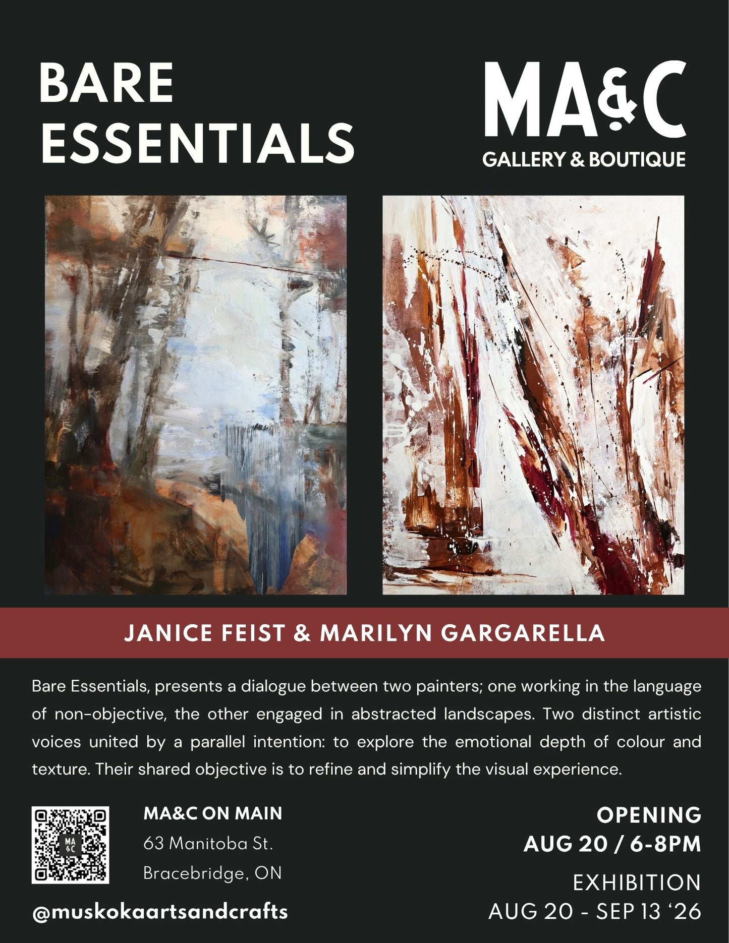 Bare Essentials Exhibition Opening