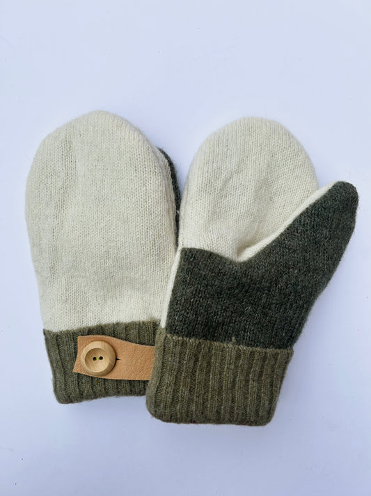 Wool Forest Mittens