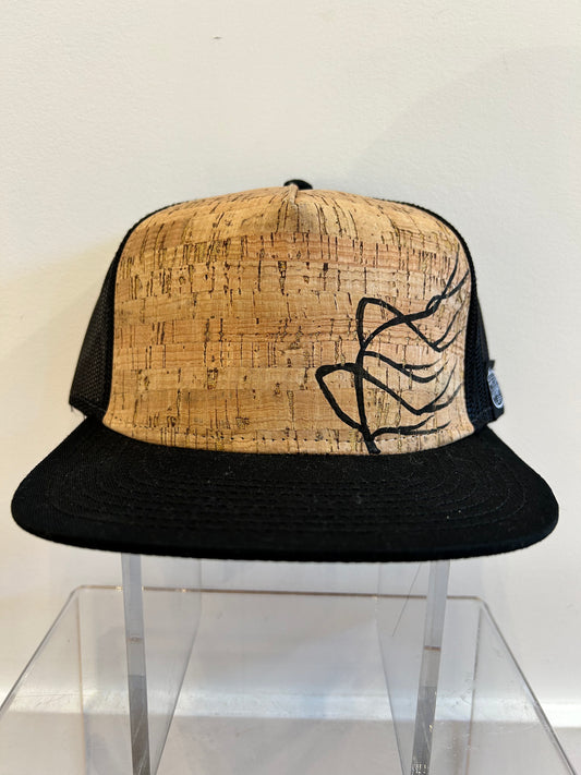 Cork Hat | Black Windy Tree