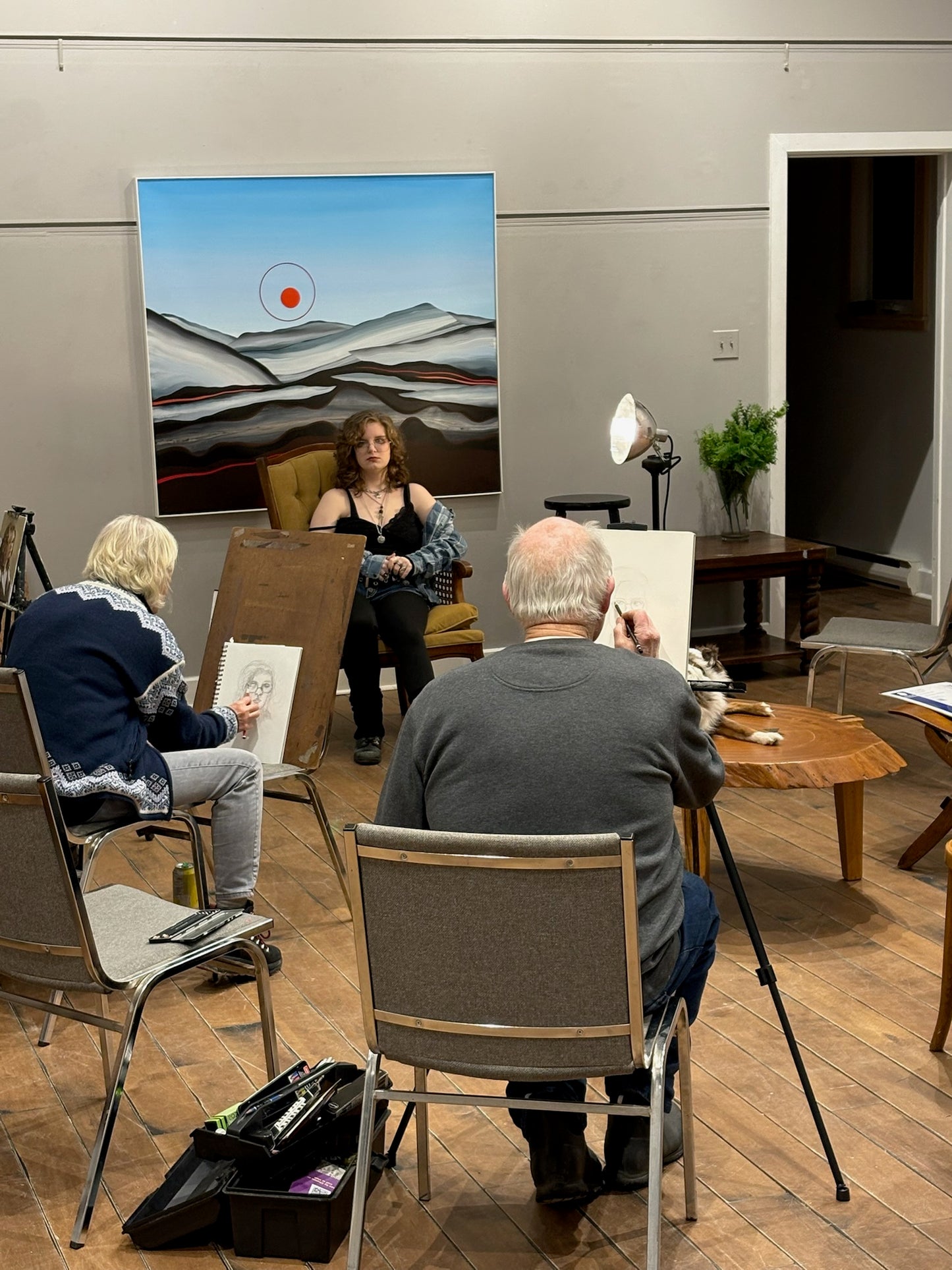 MA&C Portrait Drawing Session