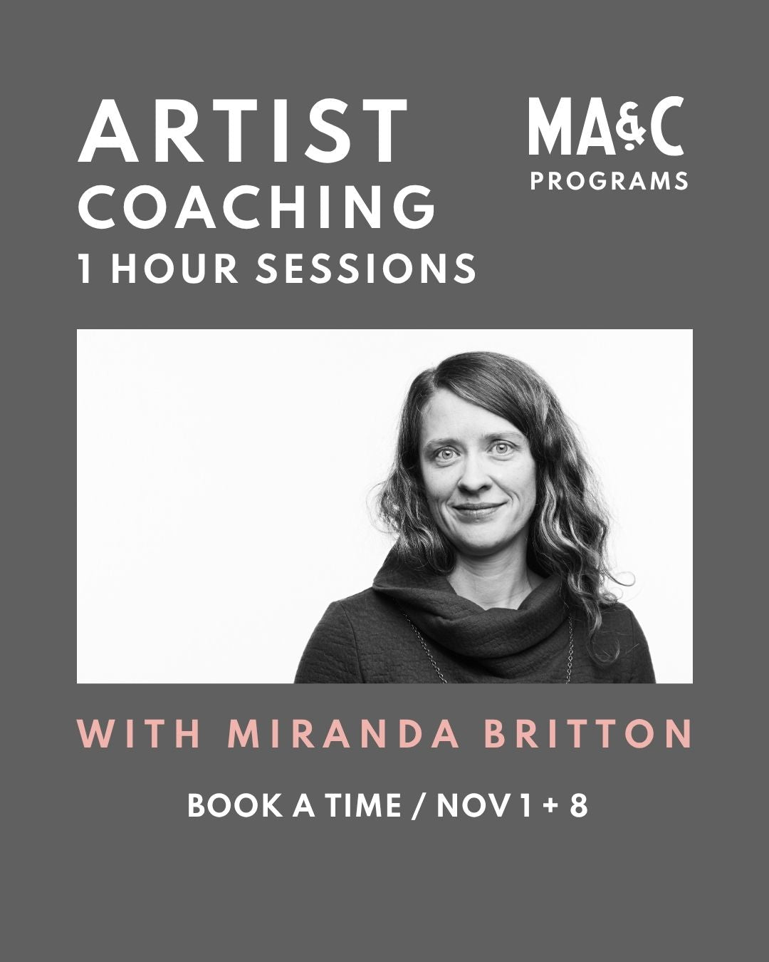 MA&C Artist Coaching One Hour Session