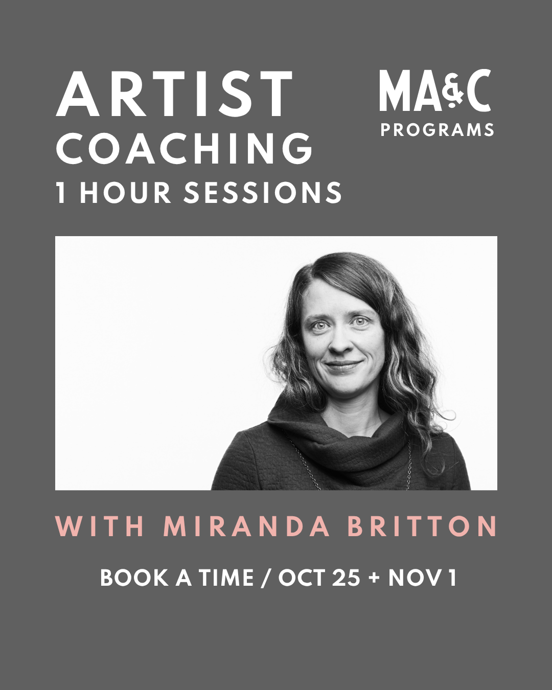 MA&C Artist Coaching One Hour Session