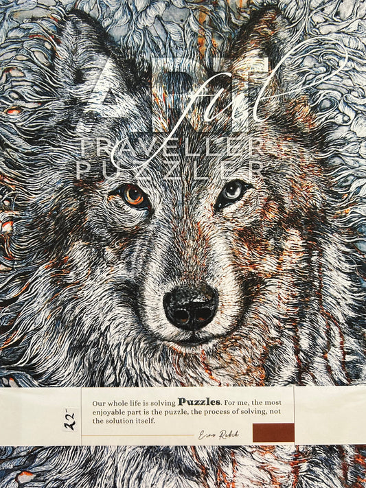 Art Puzzler Book Wolf
