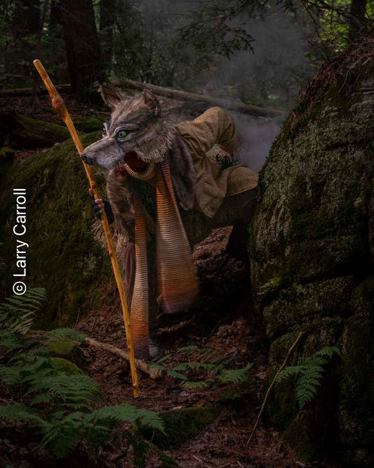 Stalking Lil' Red Framed