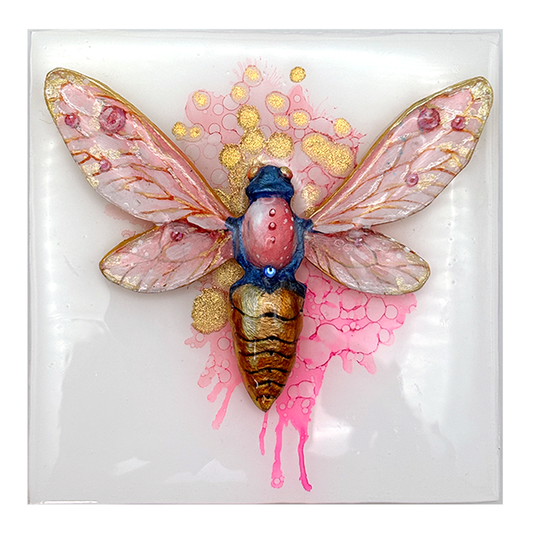 Specimen No. 11: Sapphire Sparkling  (Sapphire & Clear Quartz)