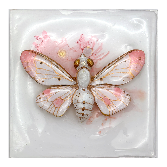 Specimen No. 7: Citrine Crowned Moonmoth (Topaz & Citrine)