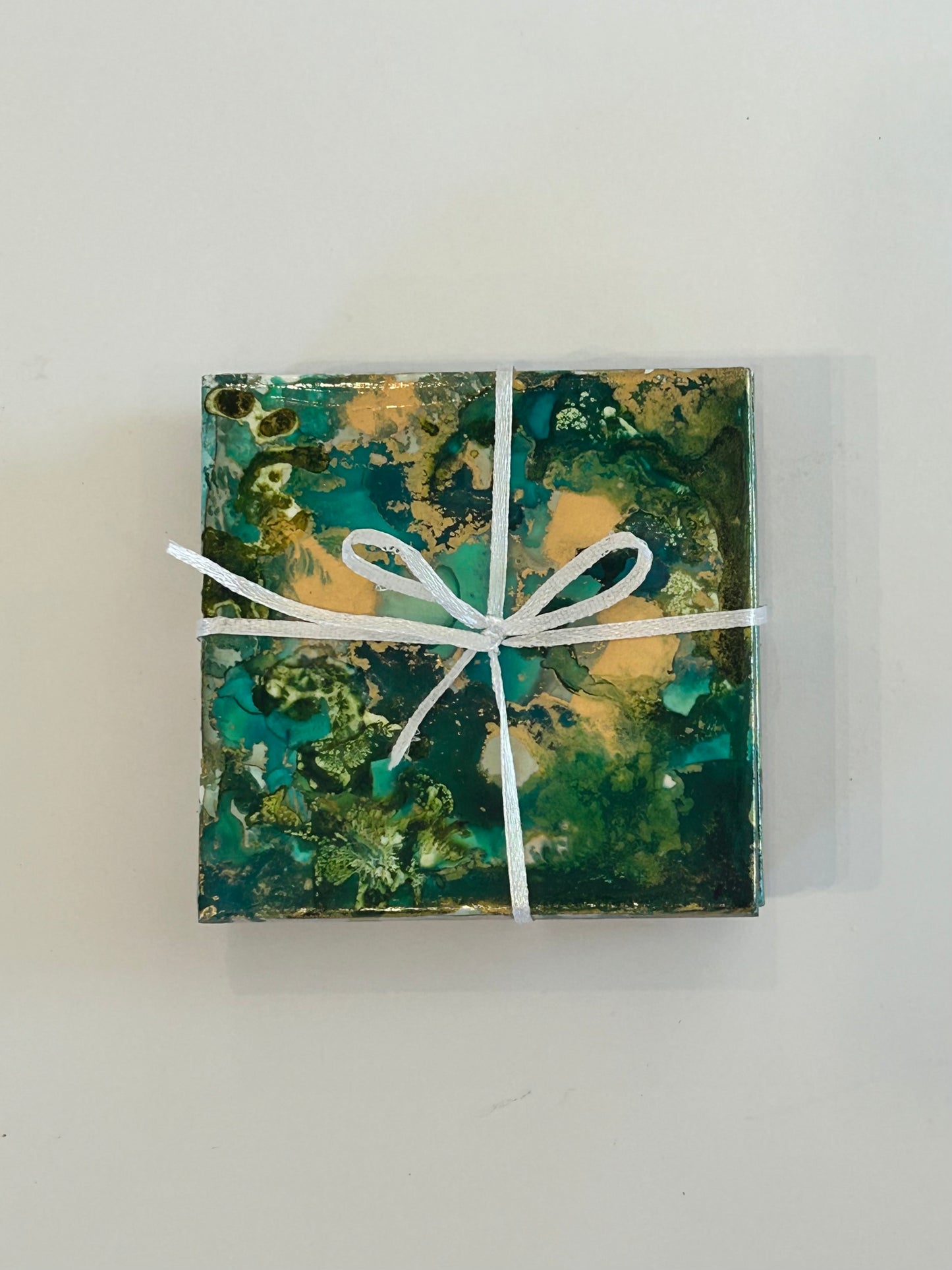 Green Tile Coaster