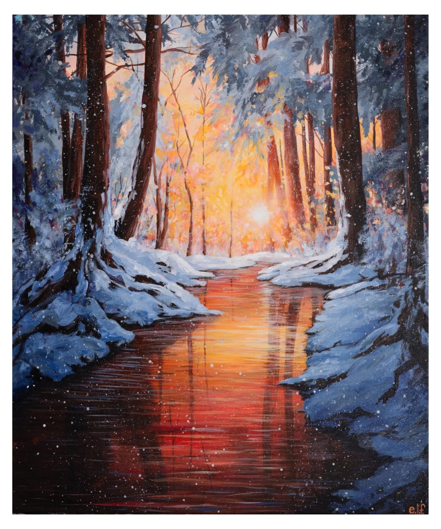 Prints of Sun Swept Frost