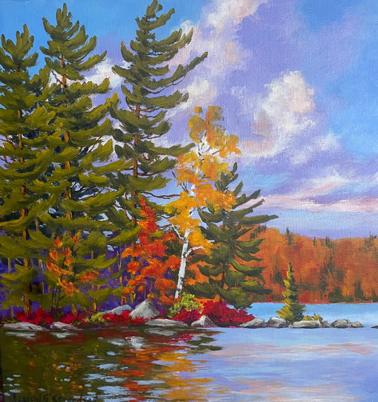Autumn's Beauty Lake Muskoka