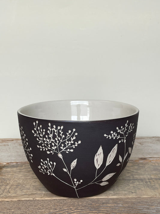 BOTANICAL SILHOUETTES TALI BOWL A