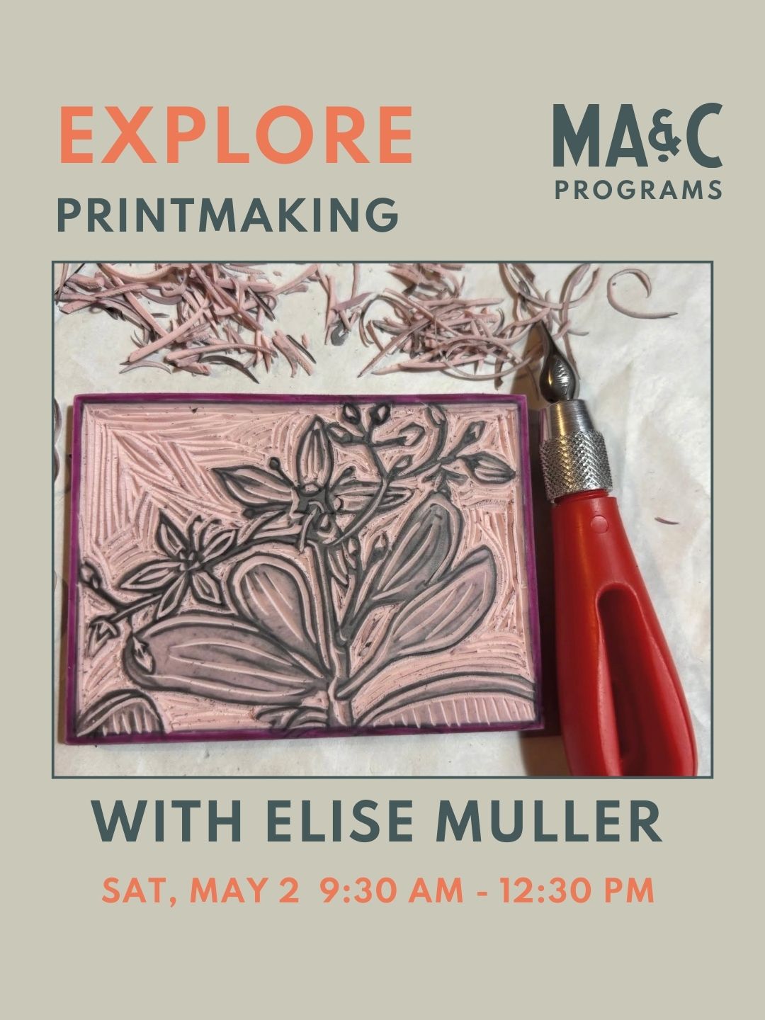 EXPLORE Printmaking Workshop