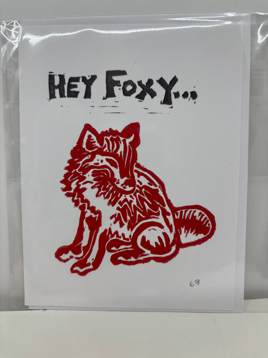 Fox Greeting Card
