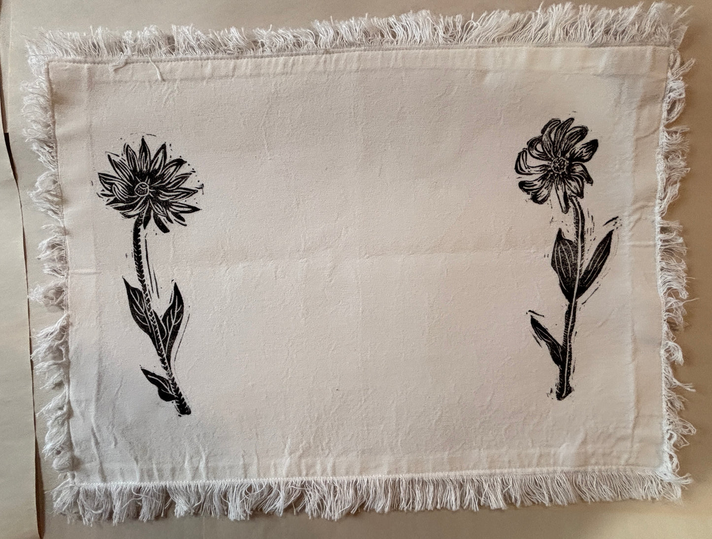 Handprinted Placemats "Gloriosa Daisies"