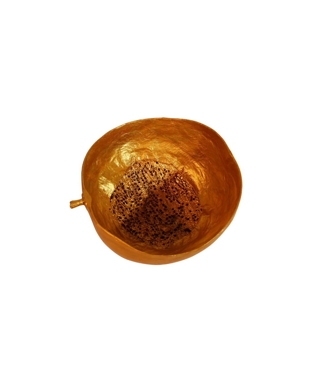 Gold Gourd with Coral
