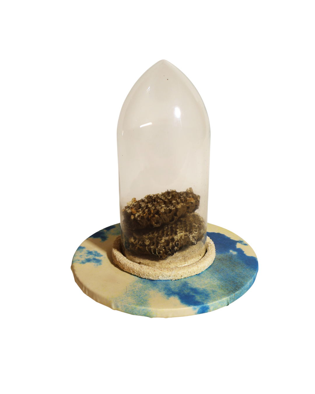 Honeycomb Cloud under Glass