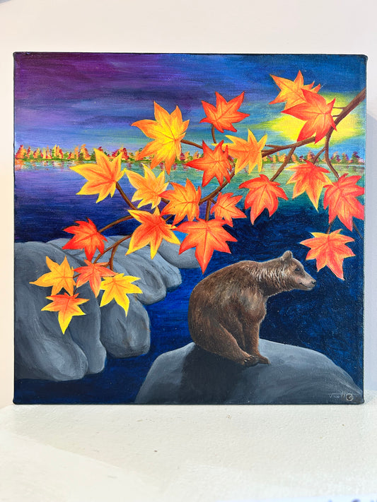Autumn Bear by Jeannette Hay