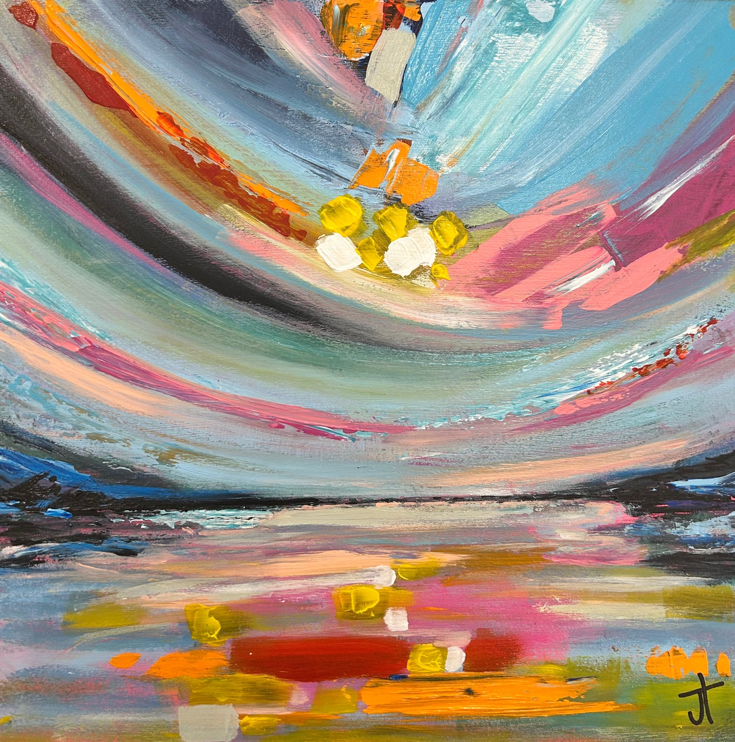 Sunset Across the Lake