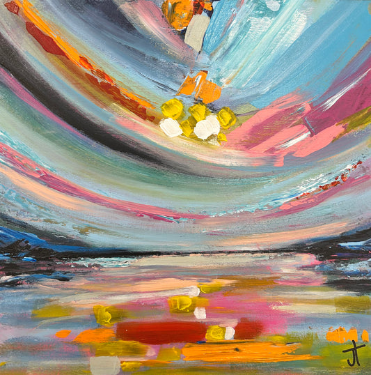 Sunset Across the Lake