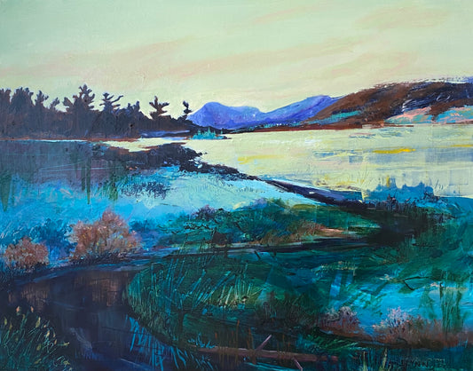 Twilight O'er the Marsh