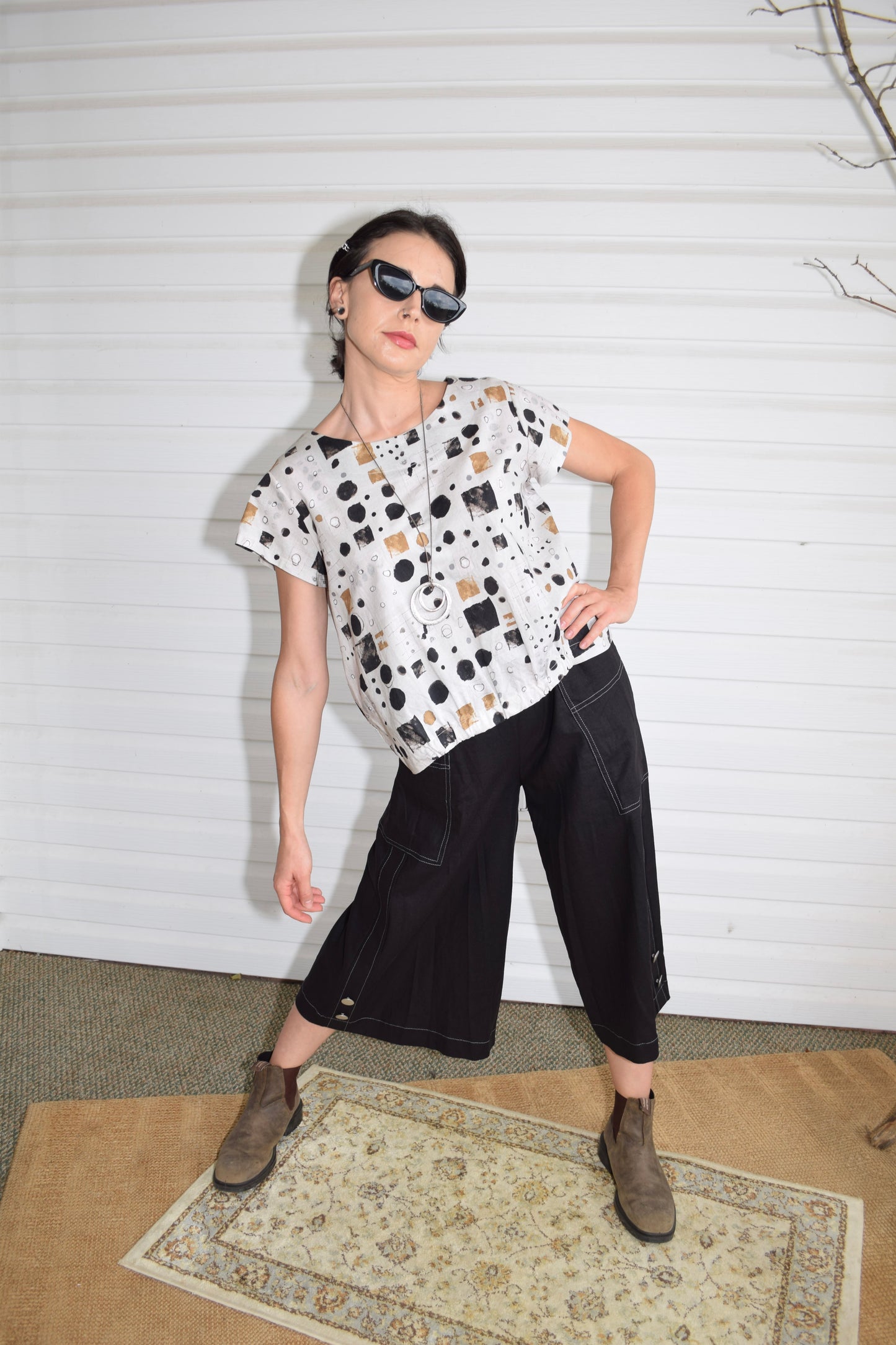 Linen Palazzo Pant
