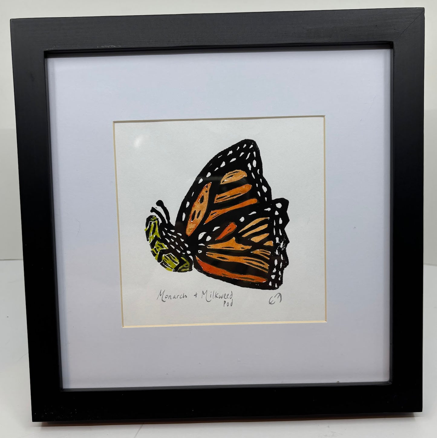Monarch & Milkweed Pod