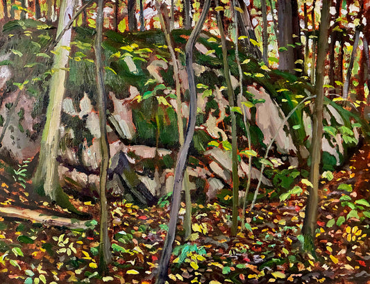 Mossy Outcrop Plein Air