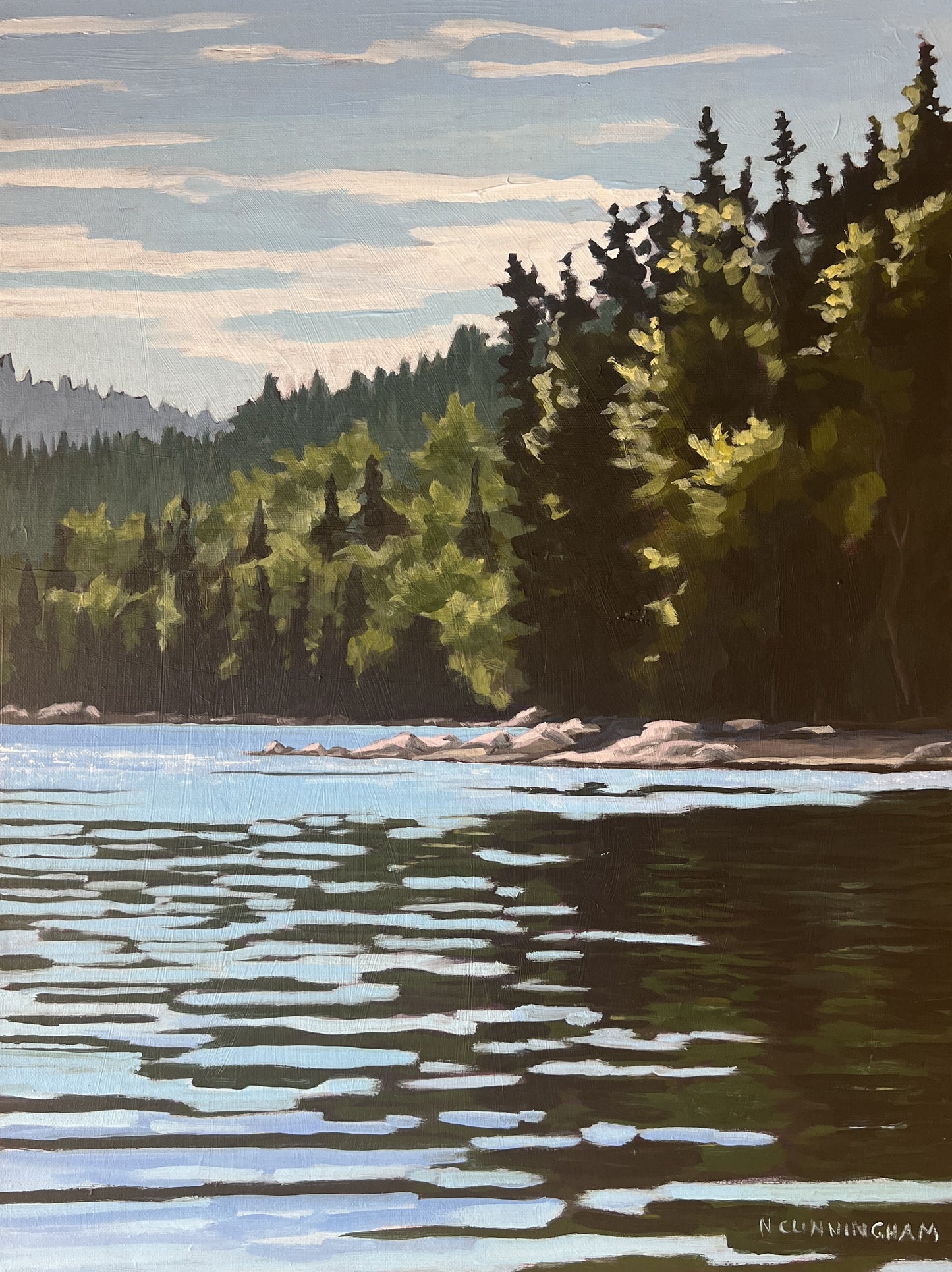 Paddling Newman Sound