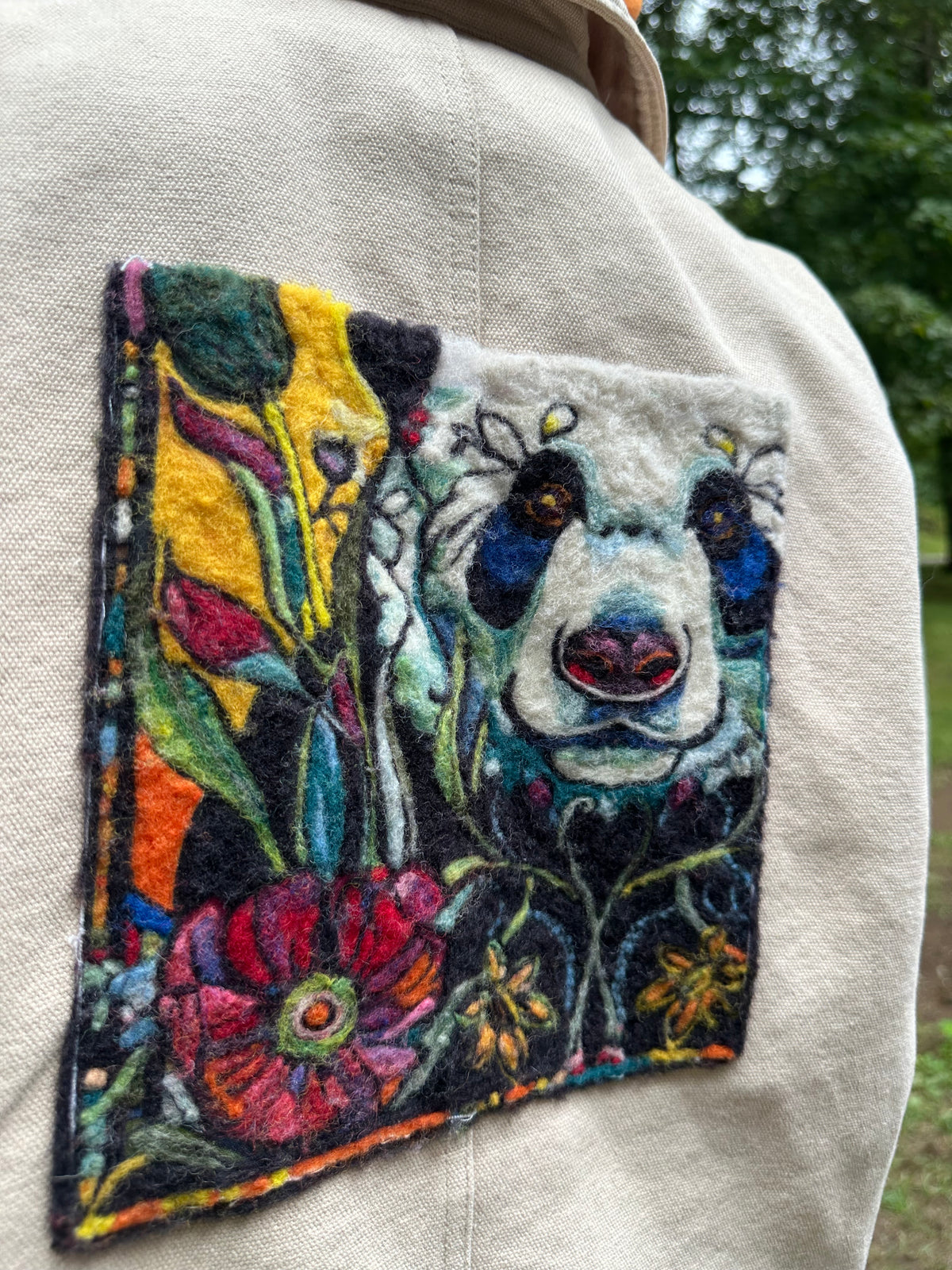 EXPLORE Needle Felting on Clothing
