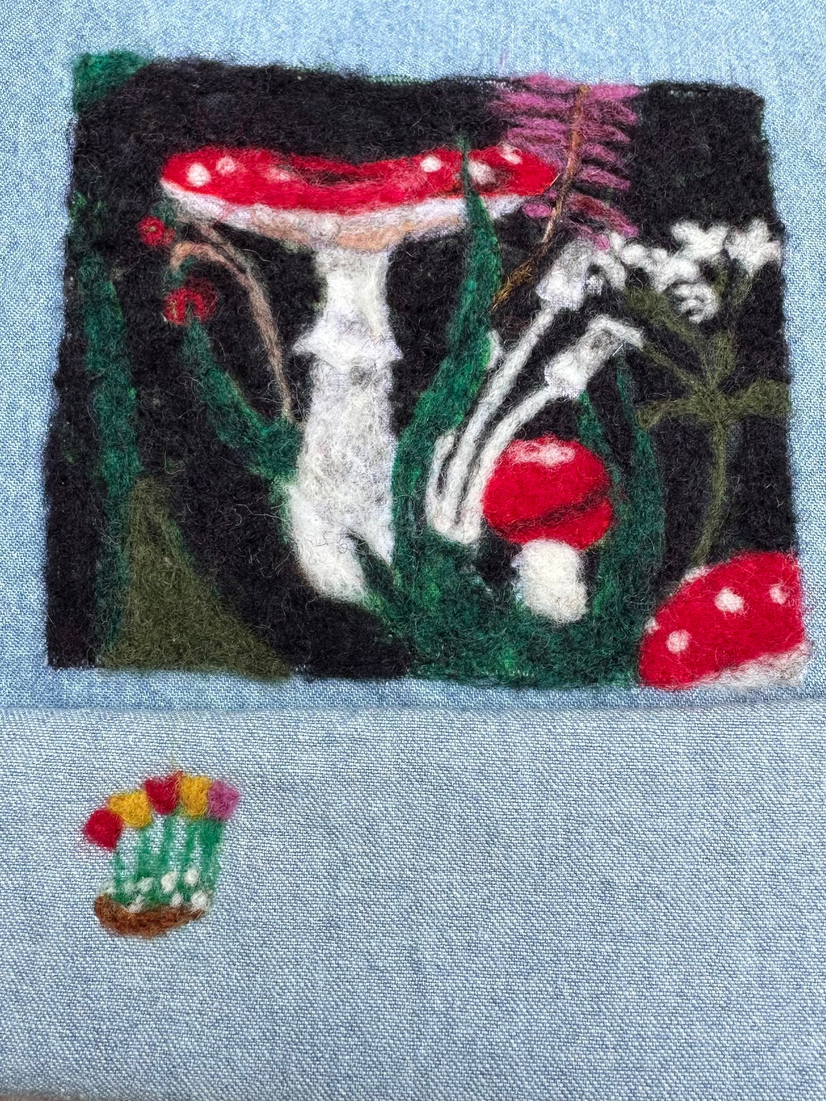 EXPLORE Needle Felting on Clothing