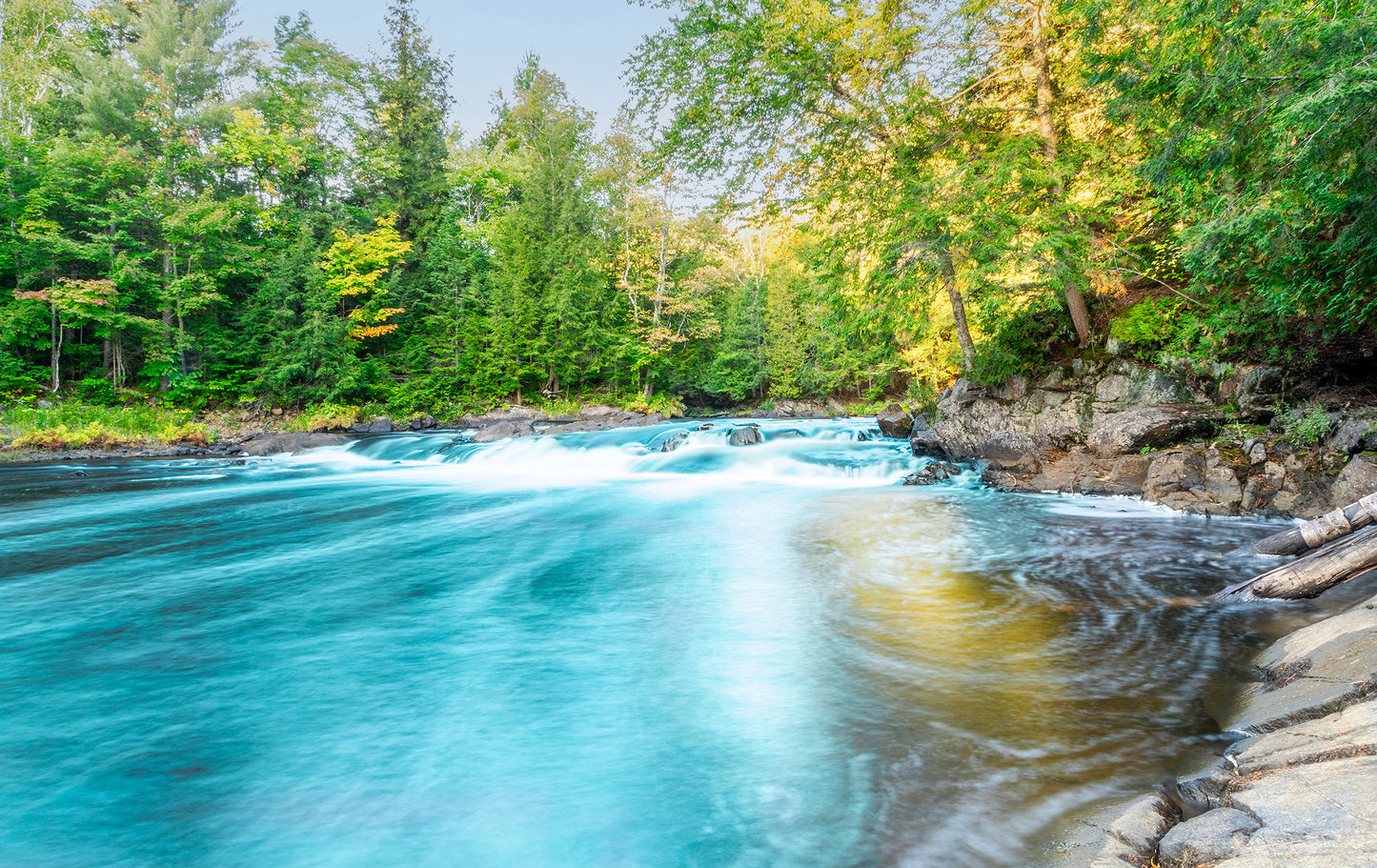 Golden Hour Rapids At Ragged Falls