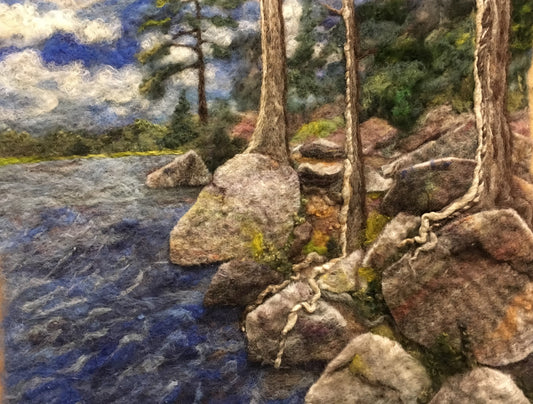 Ripples and Rocks Print