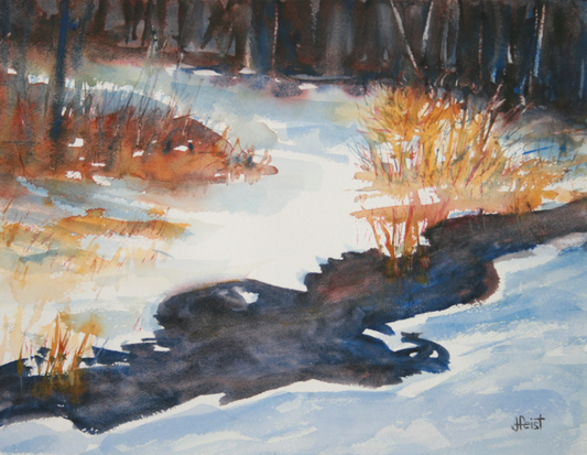 Winter Thaw, Windermere #2 by Janice Feist