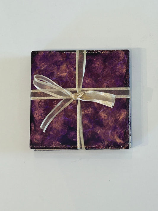 Purple Tile Coaster