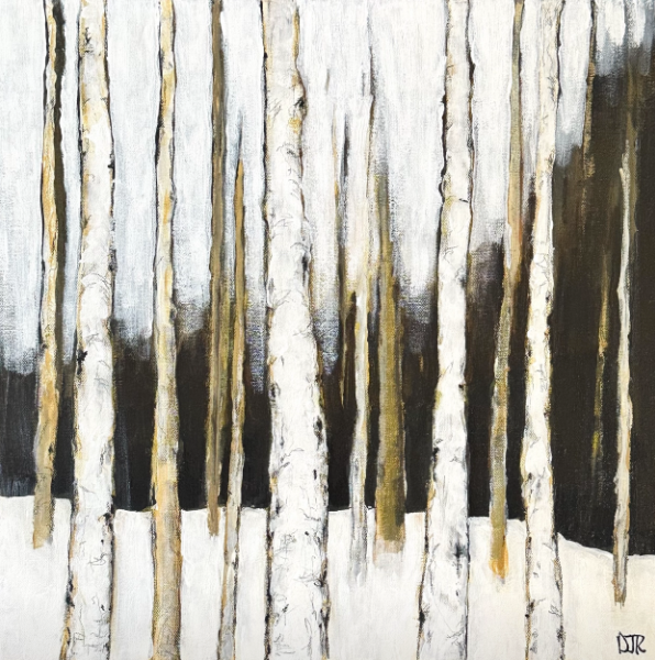 Winter Birch Solitude