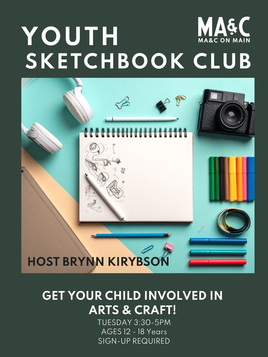 MA&C Youth Sketchbook Club