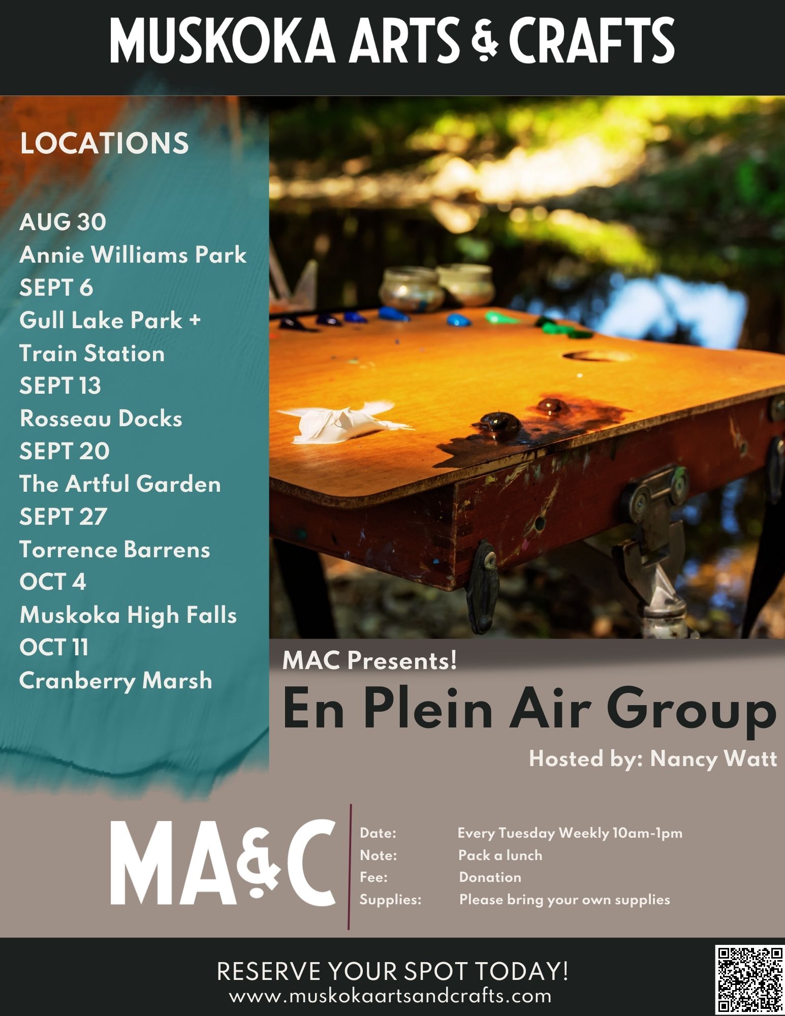 MAC Presents En Plein Air Group – Hosted By Margaret Richards