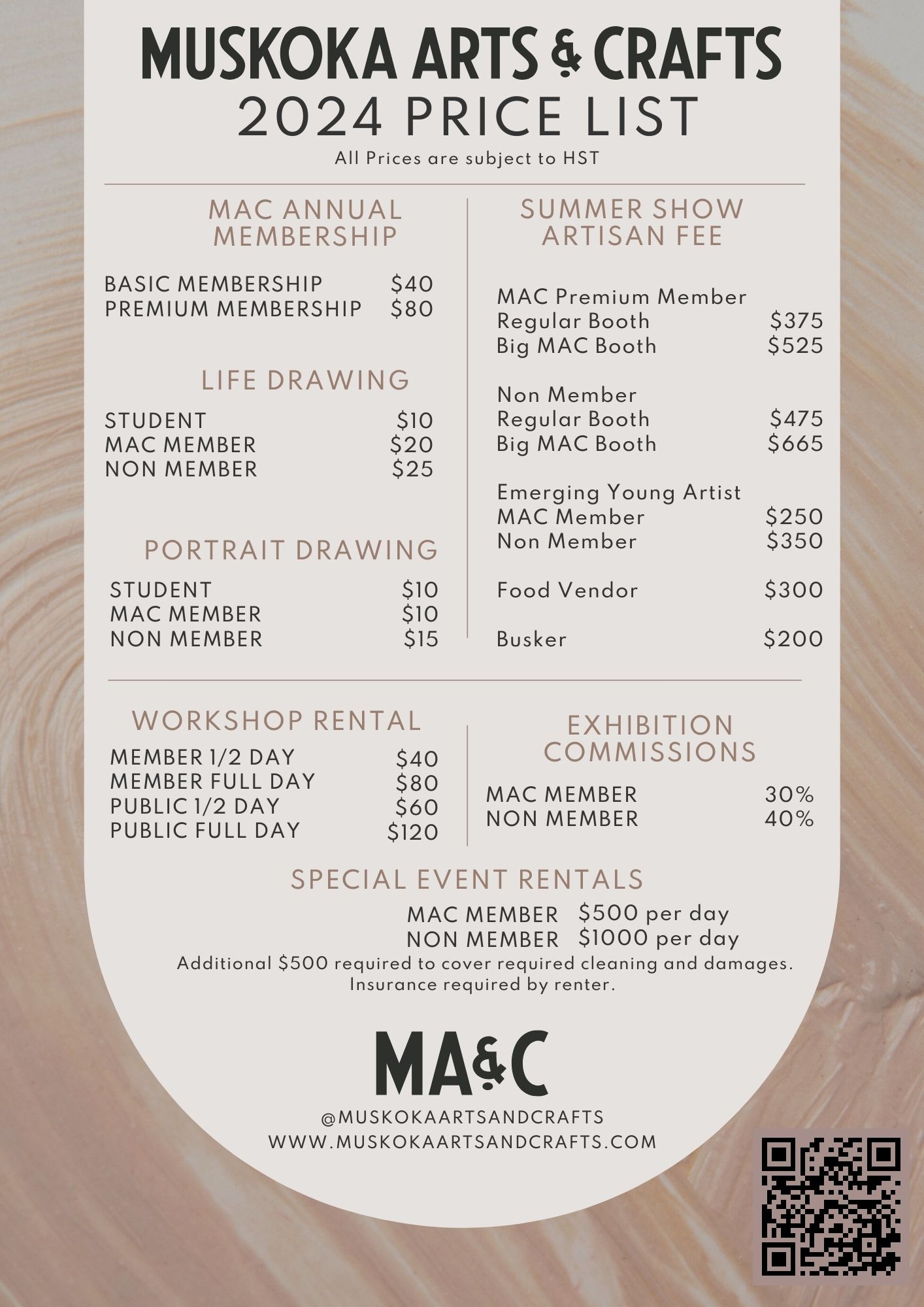 MAC Price List 2024